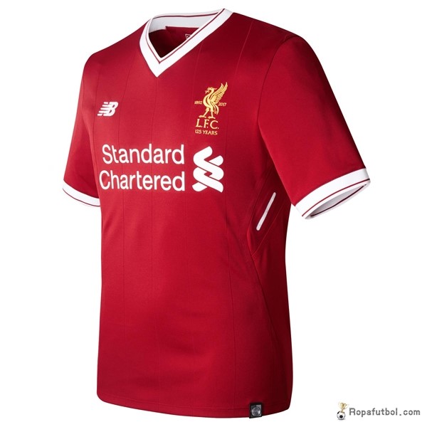 Camiseta Liverpool Replica Primera Ropa 2017/18 Rojo